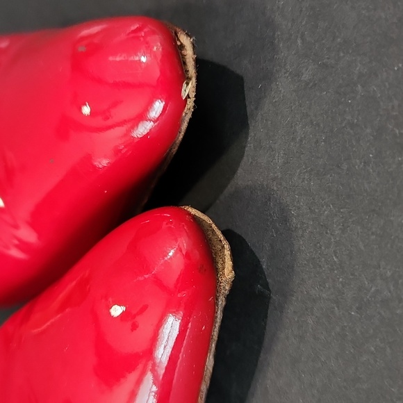 Yves Saint Laurent red patent leather high heels - Picture 4 of 7